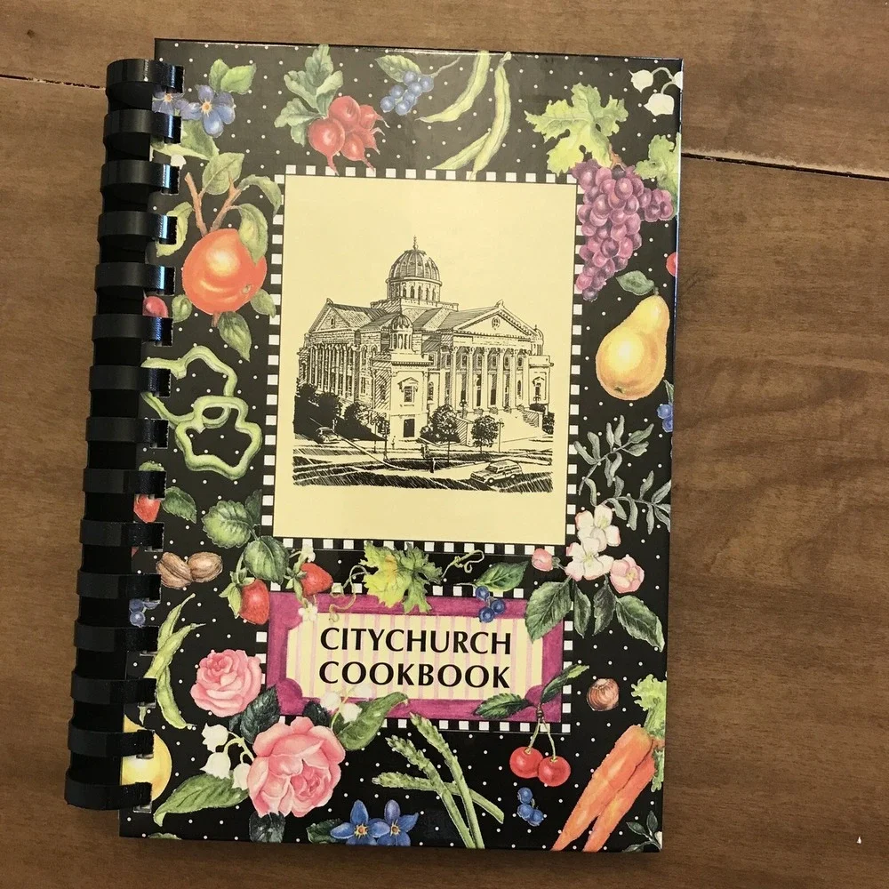 Citychurch Cookbook 1993 Local Spiral Regional Cookbook 90s VTG Morris Press